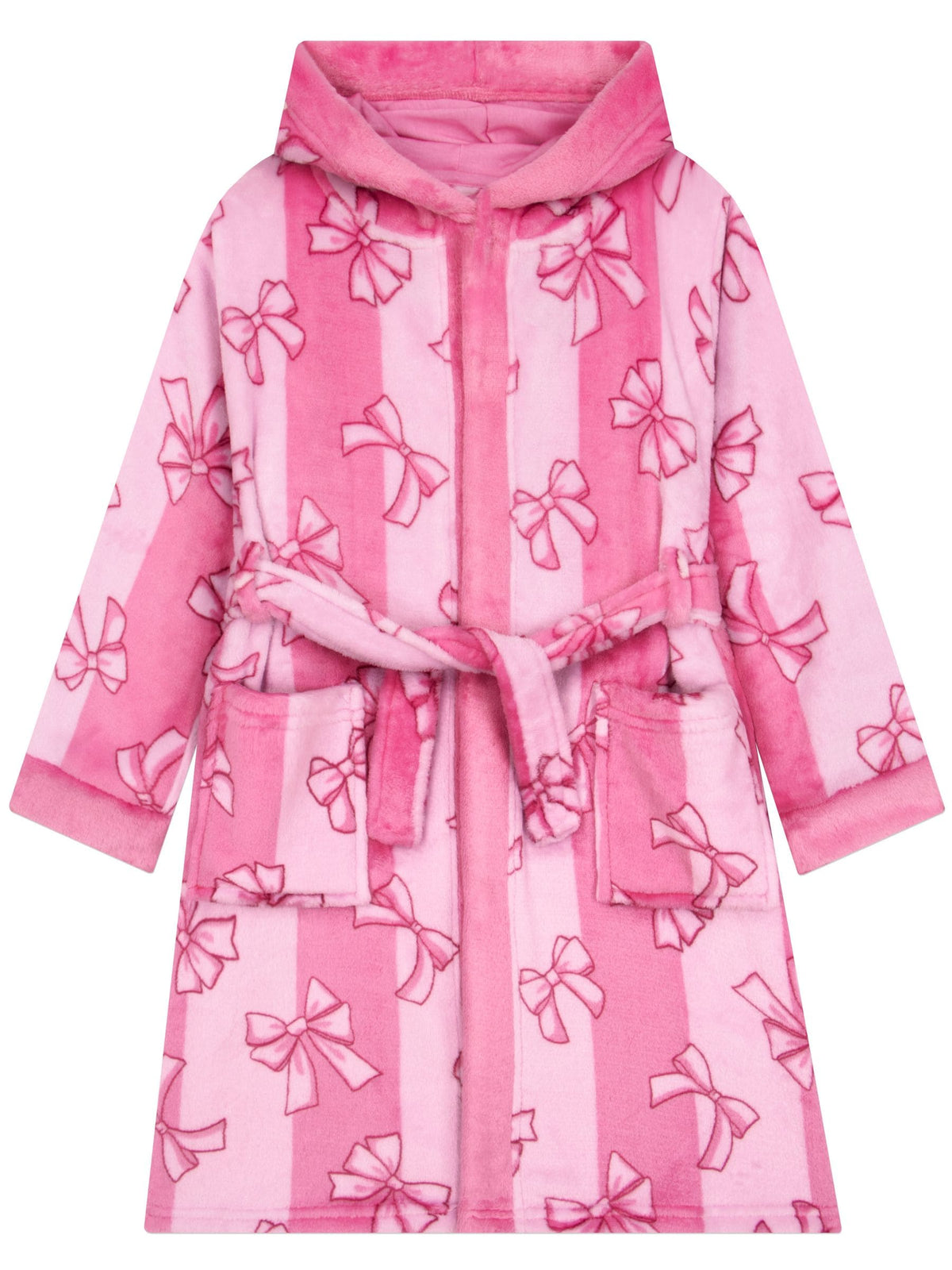 Harry Bear Pink Bows And Stripes Dressing Gown - image 9