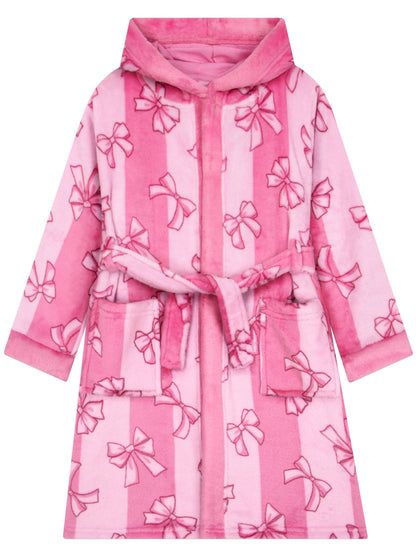 Harry Bear Pink Bows And Stripes Dressing Gown - image 9