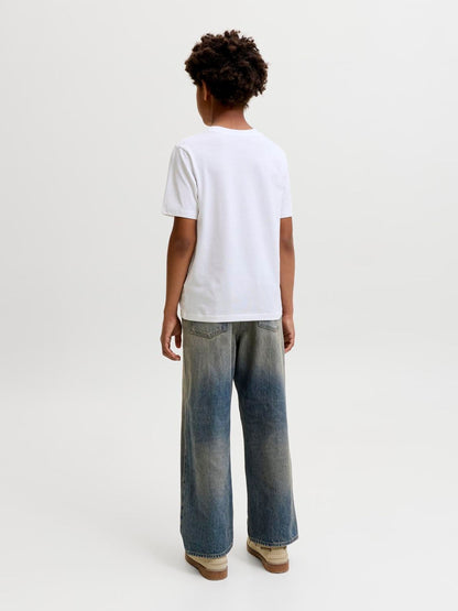 Dsiney Kidz - JACK & JONES Junior Black Graphic T-Shirt 3 Pack image 4