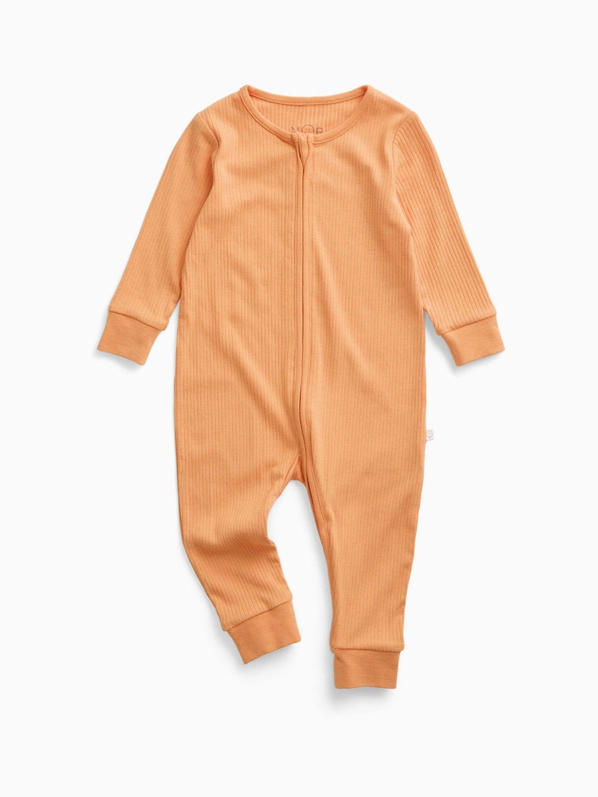 MORI Orange Stretch Supersoft 2 Way Zip Sleepsuit - image 3