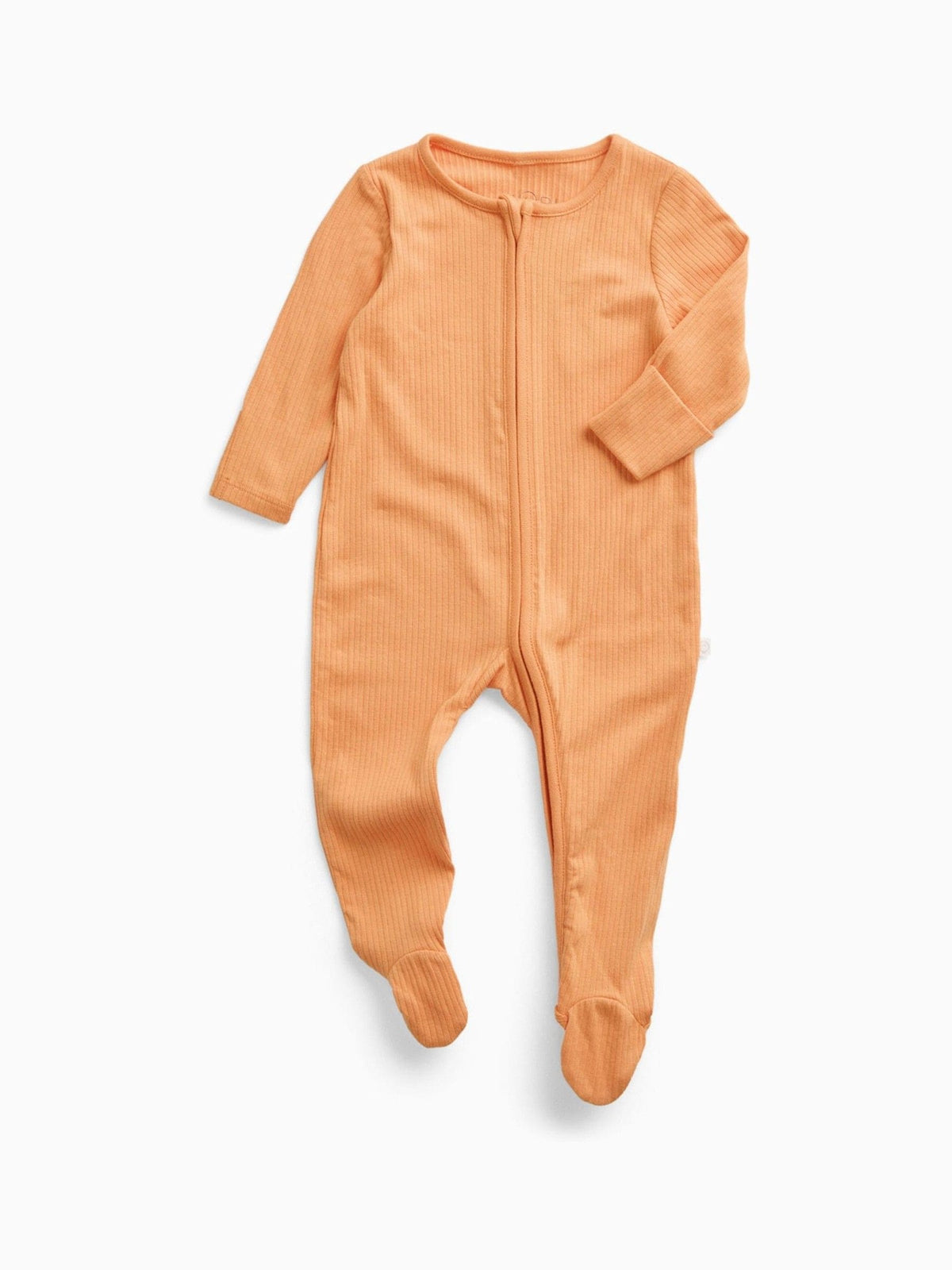MORI Orange Stretch Supersoft 2 Way Zip Sleepsuit - image 4