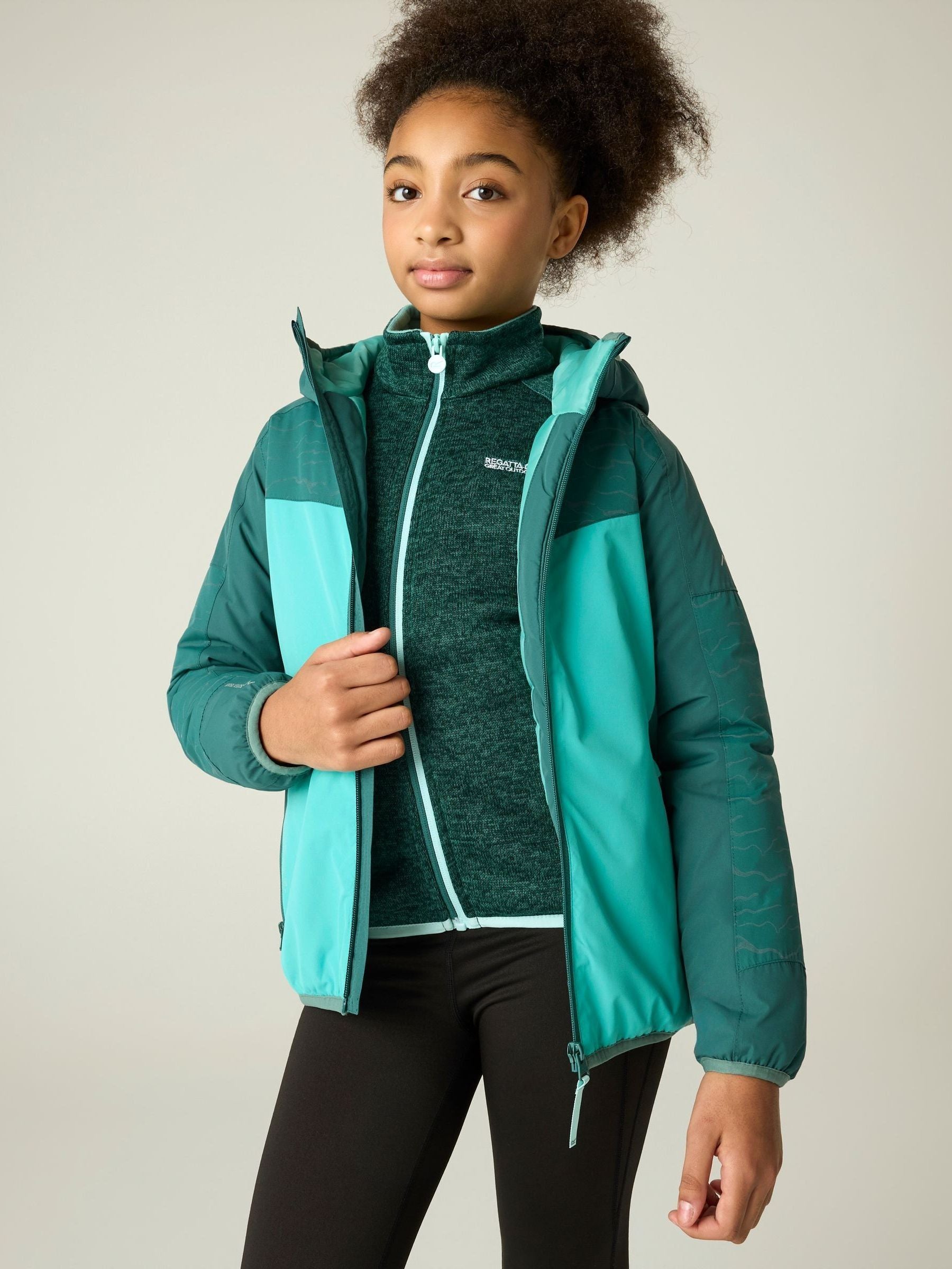 Dsiney Kidz - Regatta Green Illuma Reflec Insulated Jacket image 1