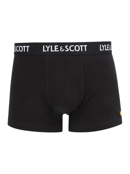 Dsiney Kidz - Lyle & Scott Black Underwear Boxer Trunks 3 Pack image 2