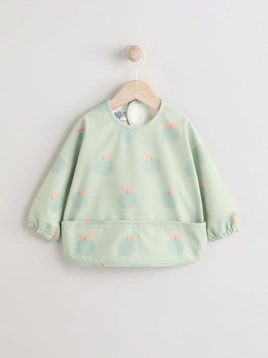 Apple Weaning And Feeding Sleeved Bib image 1