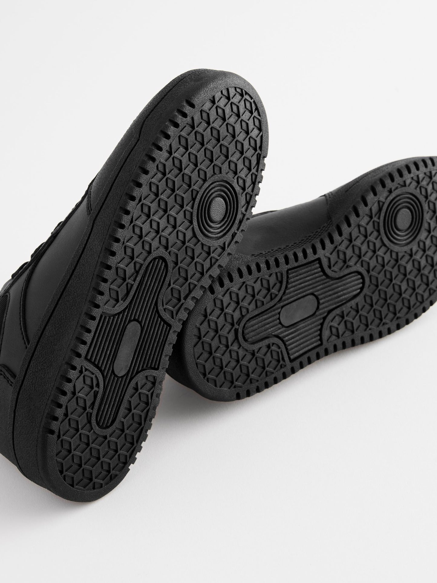 Black Standard Fit (F) School Lace-Up Shoes image 5