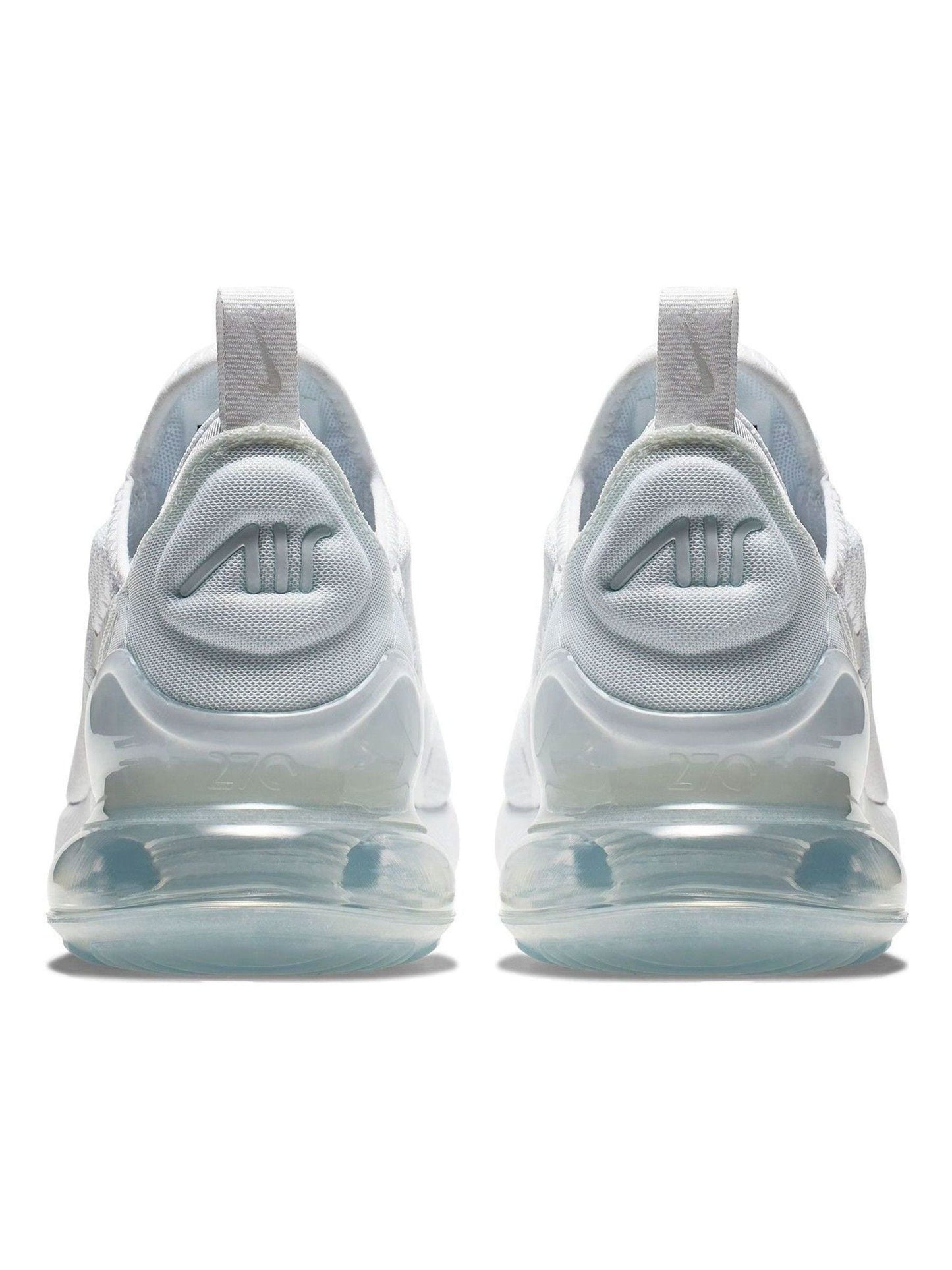 Nike White/Pale Aqua Youth Air Max 270 Trainers image 3