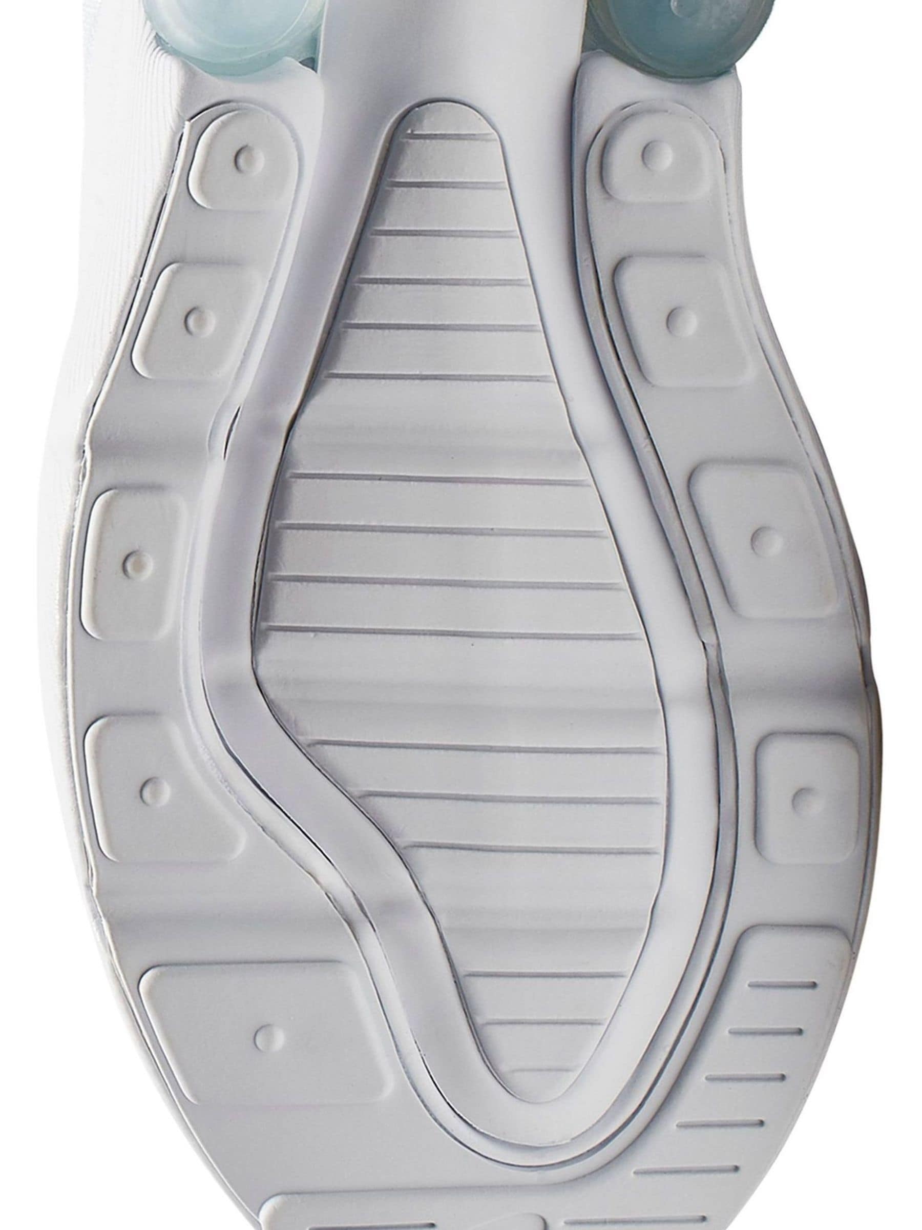 Nike White/Pale Aqua Youth Air Max 270 Trainers image 6
