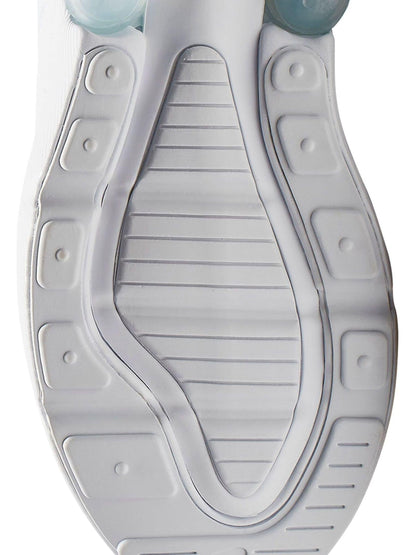 Nike White/Pale Aqua Youth Air Max 270 Trainers image 6