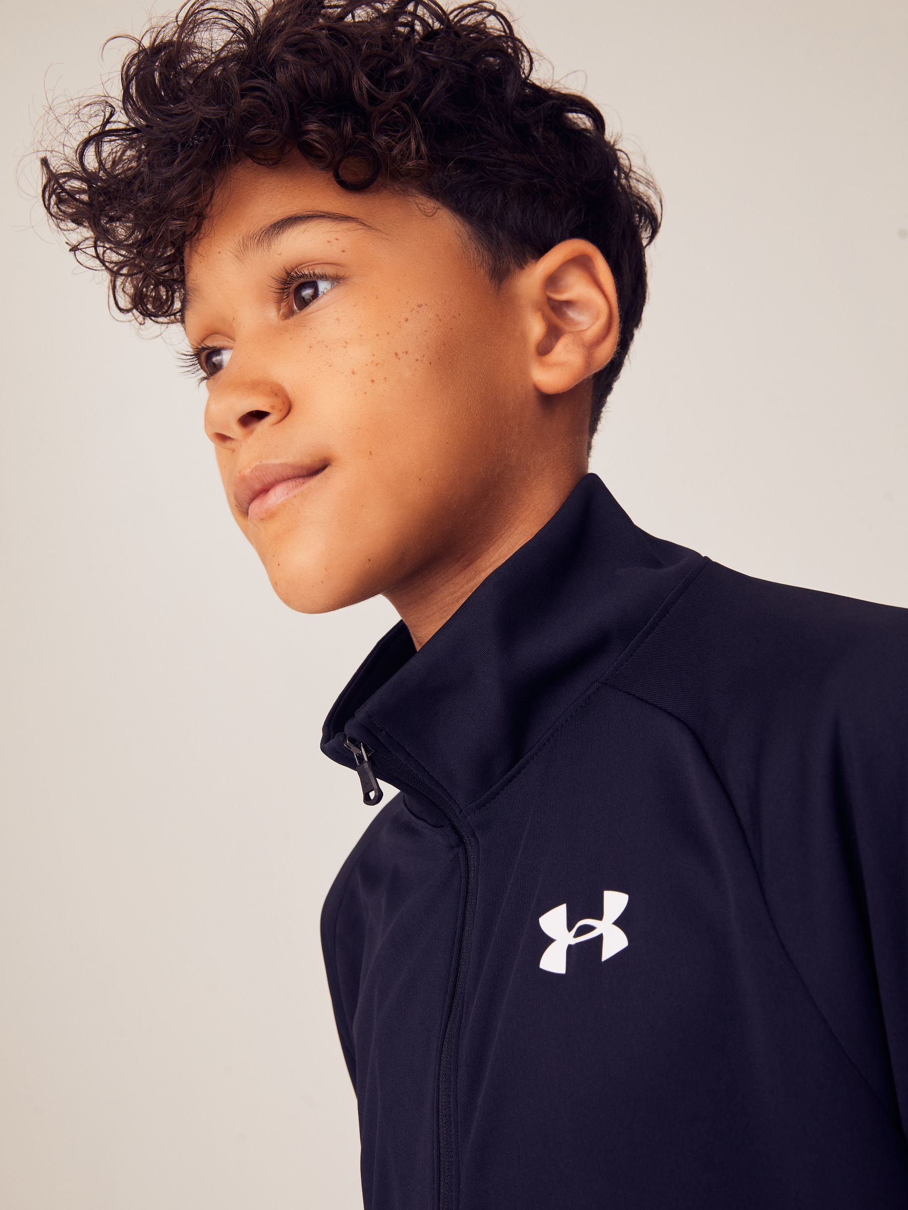 Dsiney Kidz - Under Armour Black Youth Tech 2.0 1/2 Zip Sweatshirt image 5