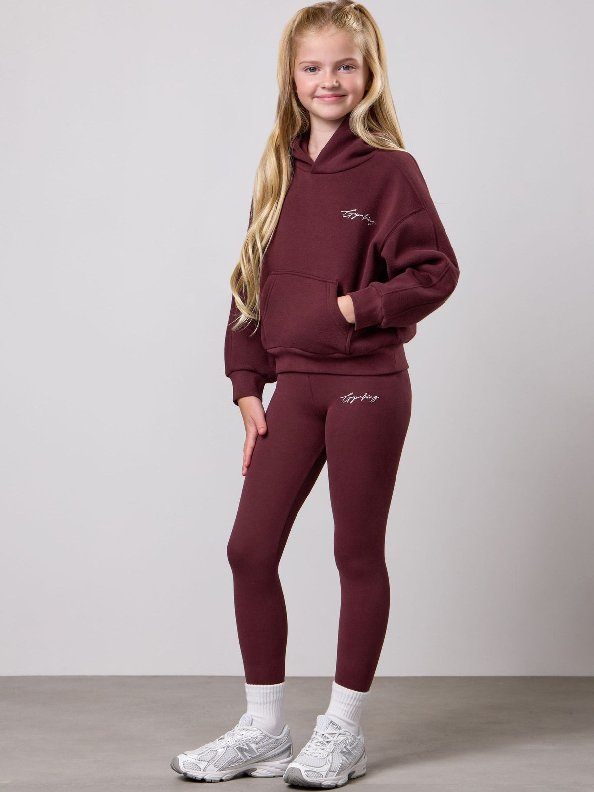 Gym King Purple Inspire Oversized Hoodie - image 1