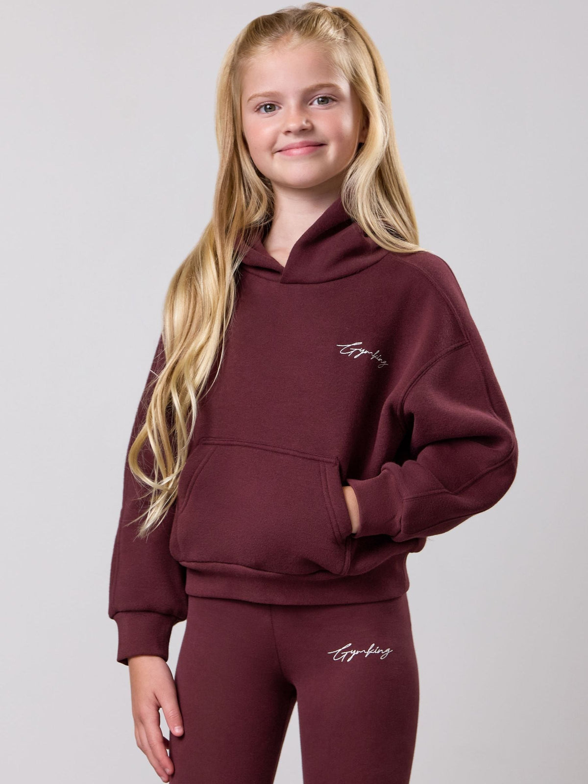 Gym King Purple Inspire Oversized Hoodie - image 2