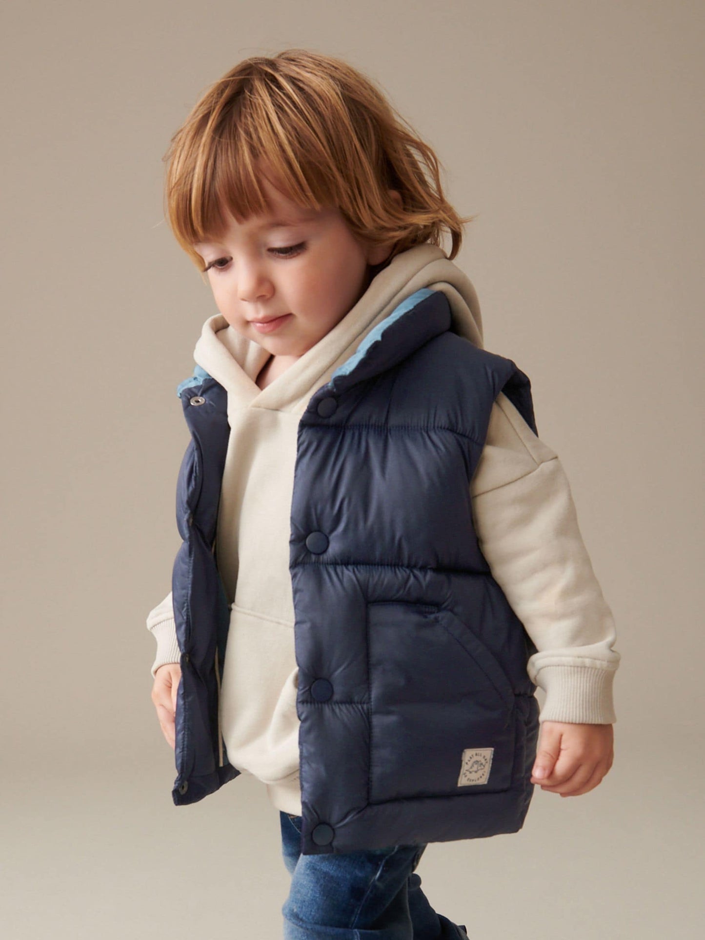 Dsiney Kidz - Navy Blue Padded Gilet (3mths-10yrs) image 1