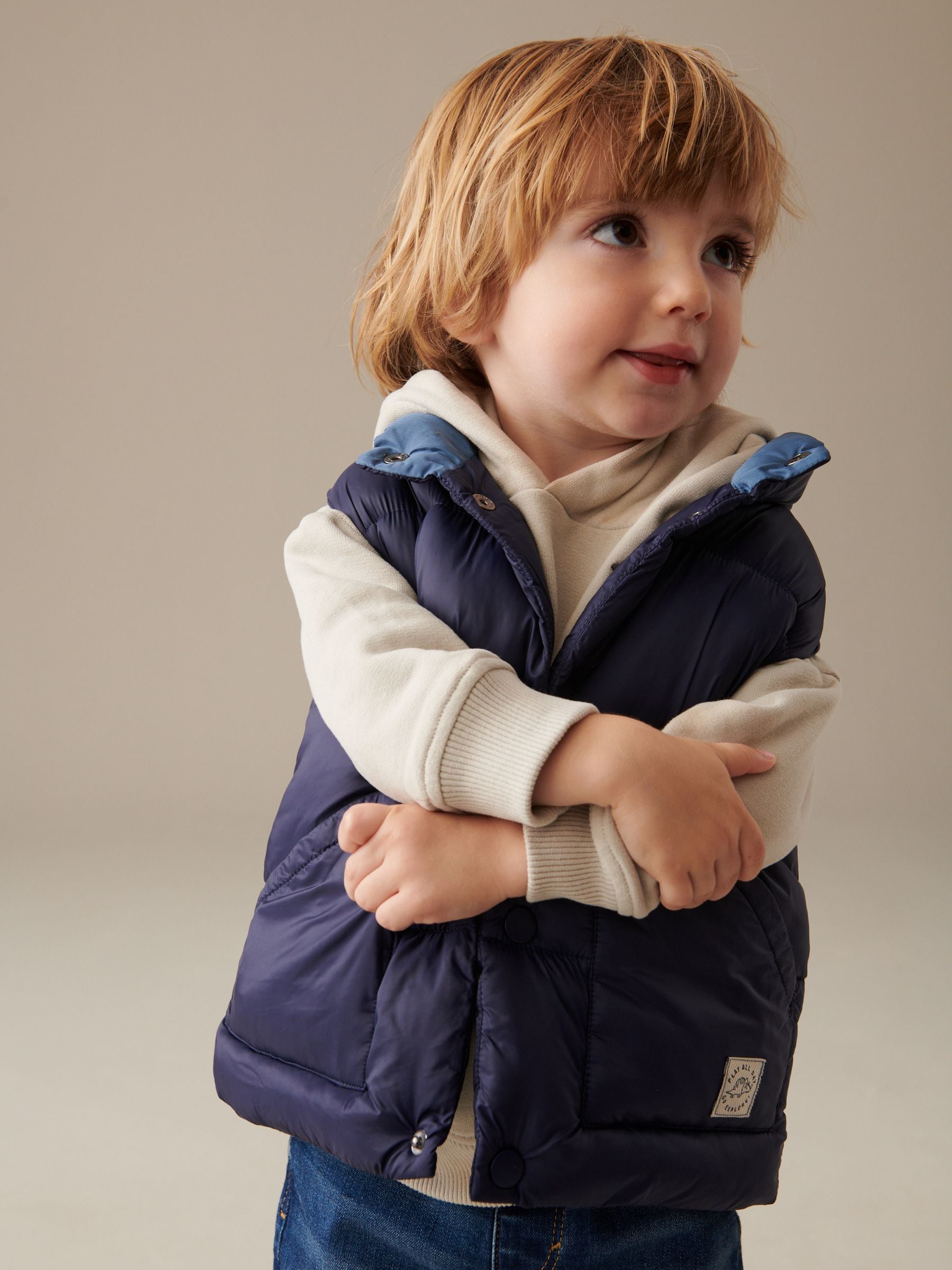 Dsiney Kidz - Navy Blue Padded Gilet (3mths-10yrs) image 4
