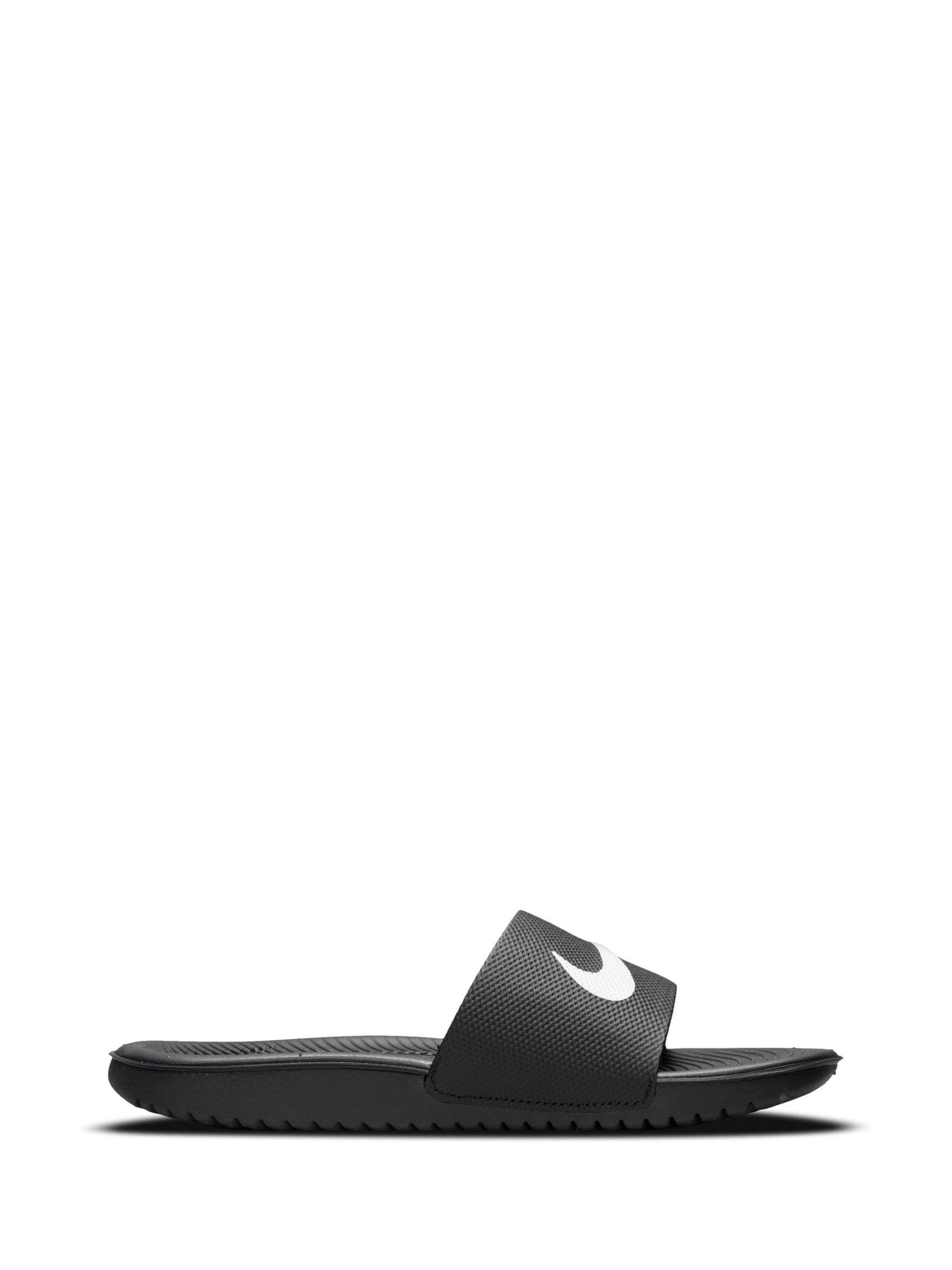 Nike Black Kawa Junior/Youth Sliders image 3