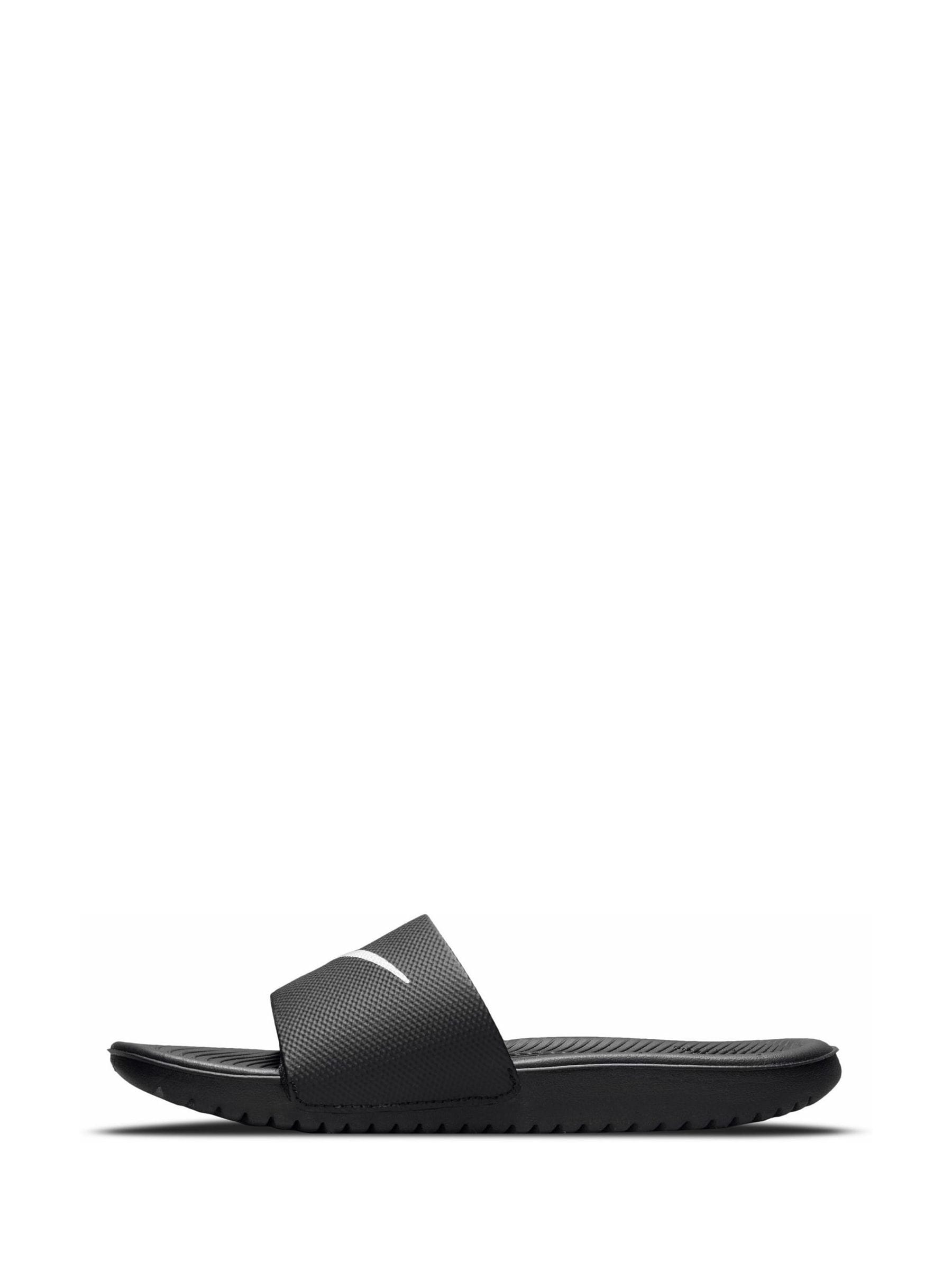 Nike Black Kawa Junior/Youth Sliders image 4
