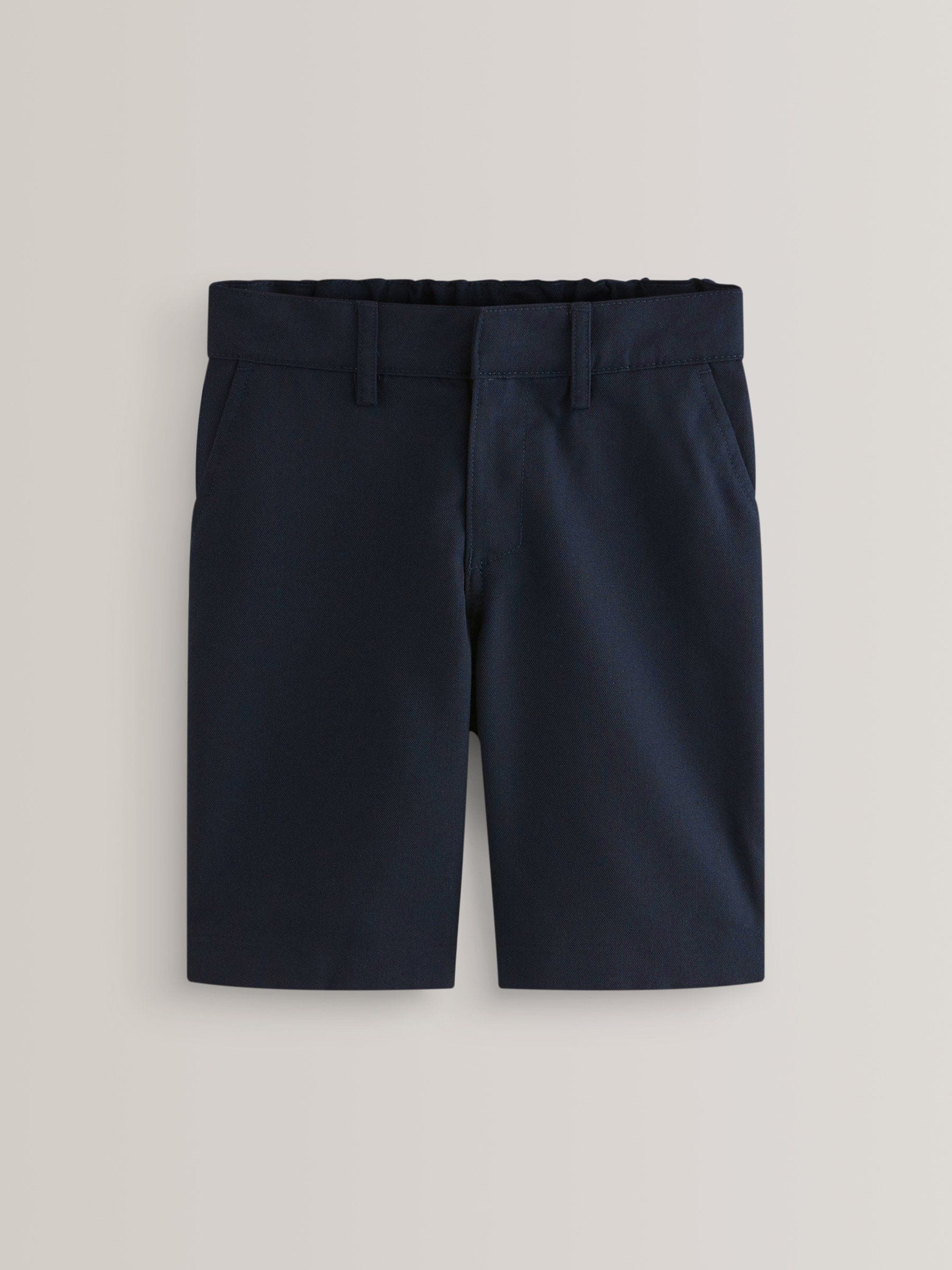 Dsiney Kidz - Navy Single Flat Front School Shorts (3-14yrs) image 1