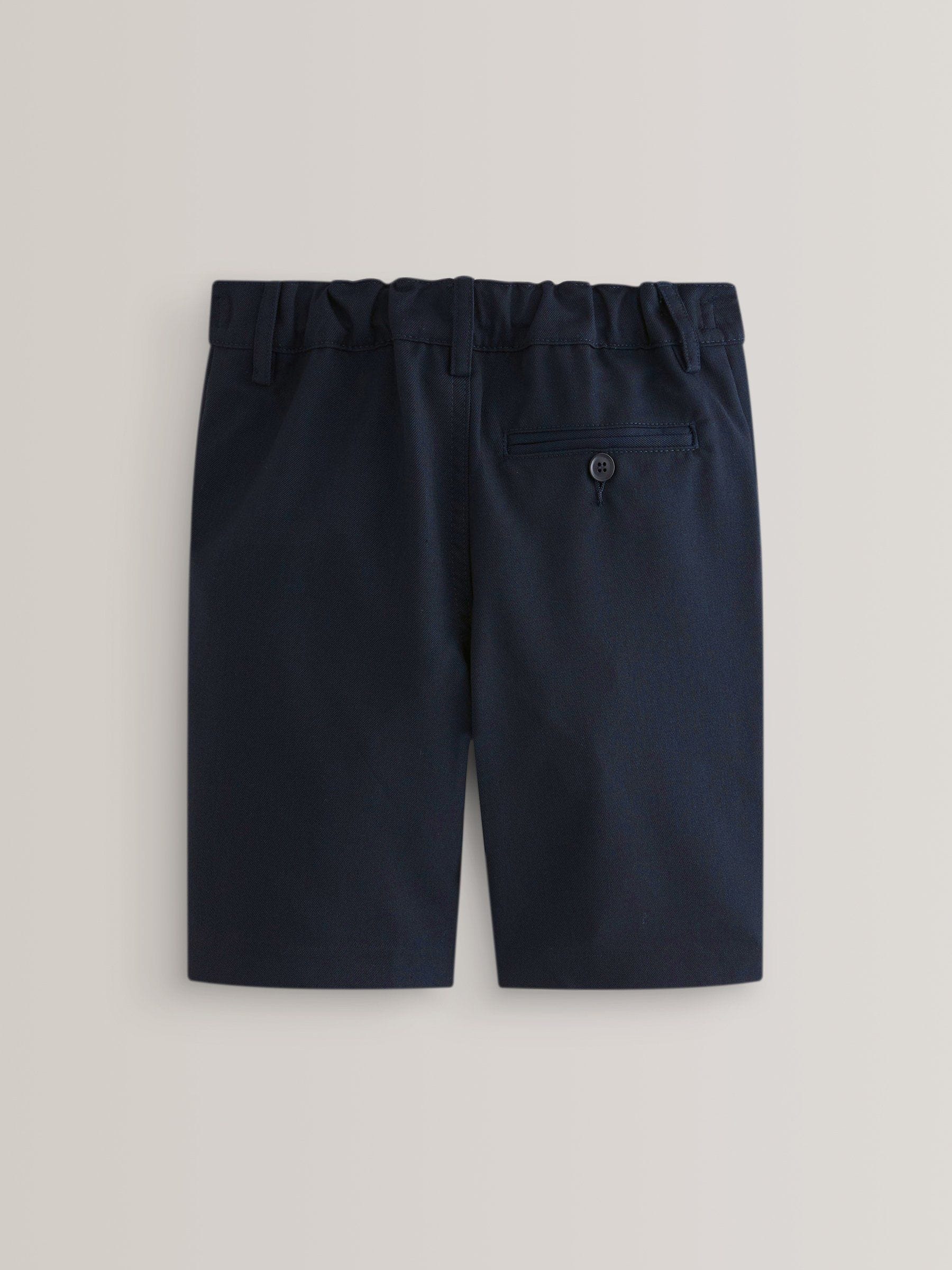 Dsiney Kidz - Navy Single Flat Front School Shorts (3-14yrs) image 2