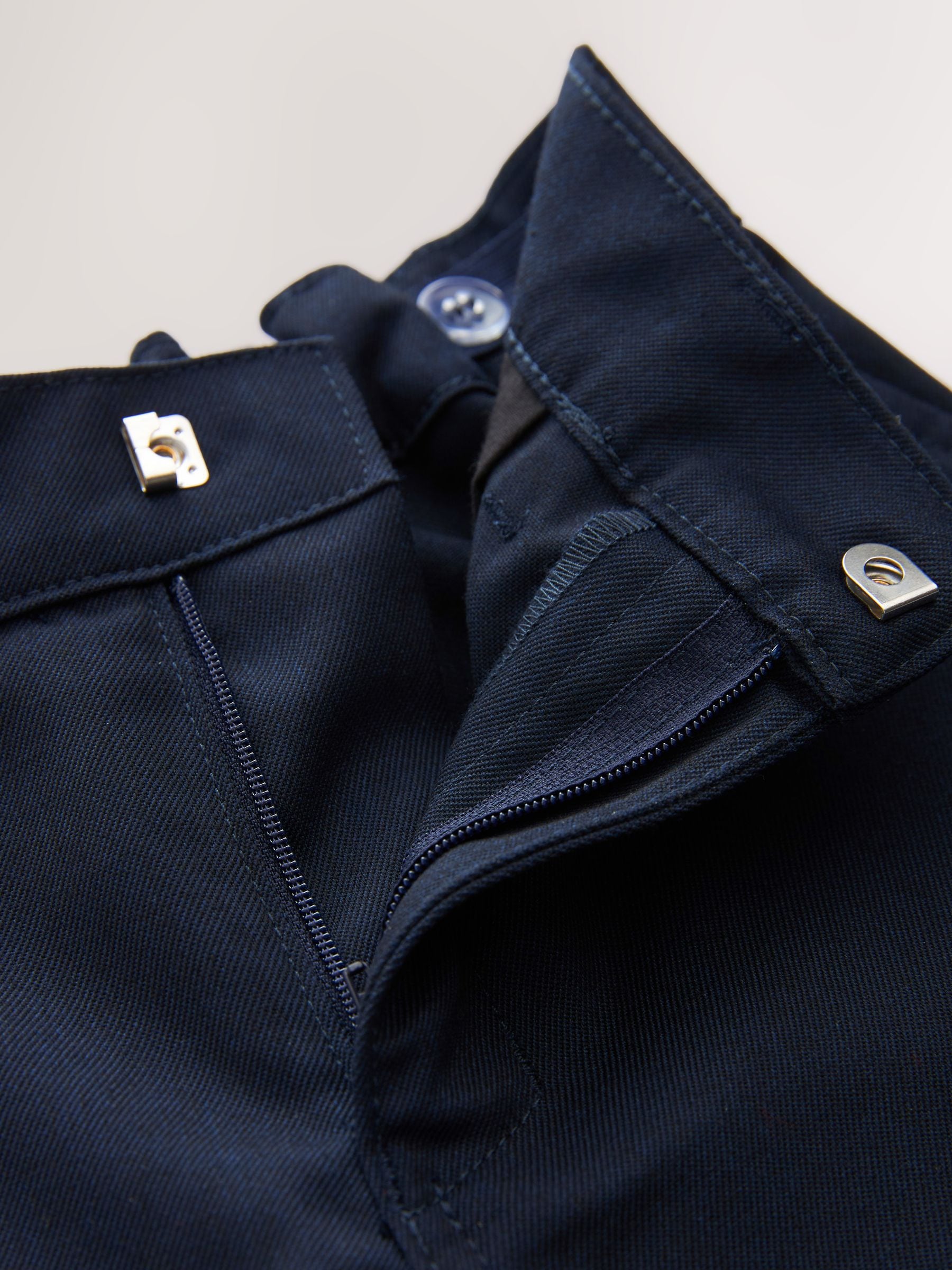 Dsiney Kidz - Navy Single Flat Front School Shorts (3-14yrs) image 3