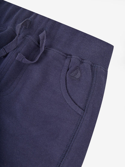 JoJo Maman Bébé Indigo Blue & Navy Blue 2-Pack Cargo Joggers image 4