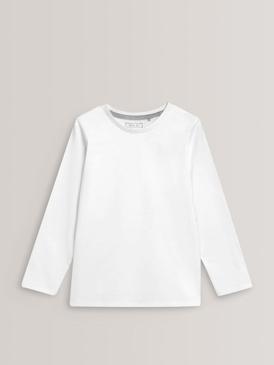 Dsiney Kidz - White 2 Pack Long Sleeve T-Shirts (3-16yrs) image 2