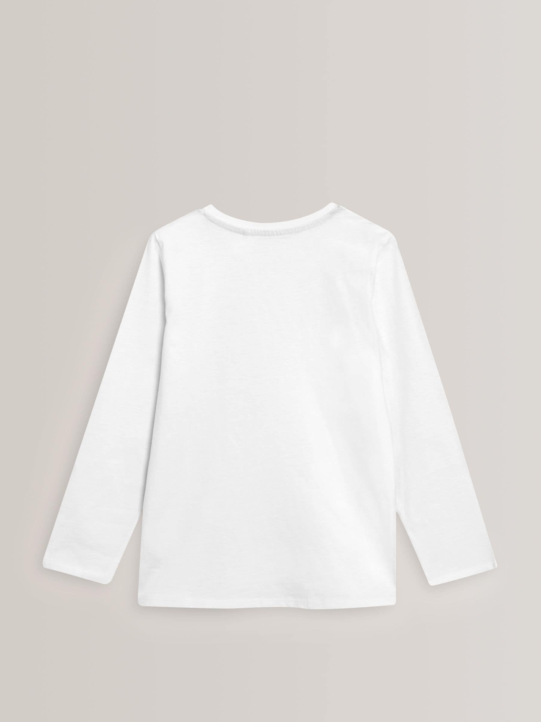 Dsiney Kidz - White 2 Pack Long Sleeve T-Shirts (3-16yrs) image 3