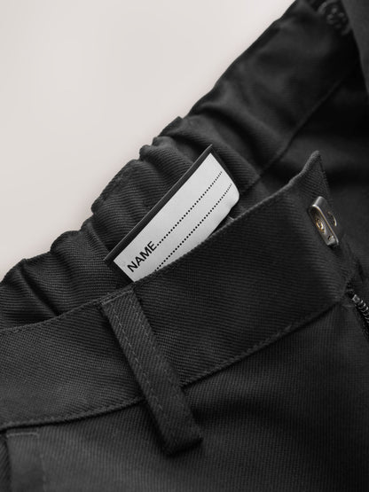 Dsiney Kidz - Black Plus Waist Straight Leg School Trousers (3-17yrs) image 7