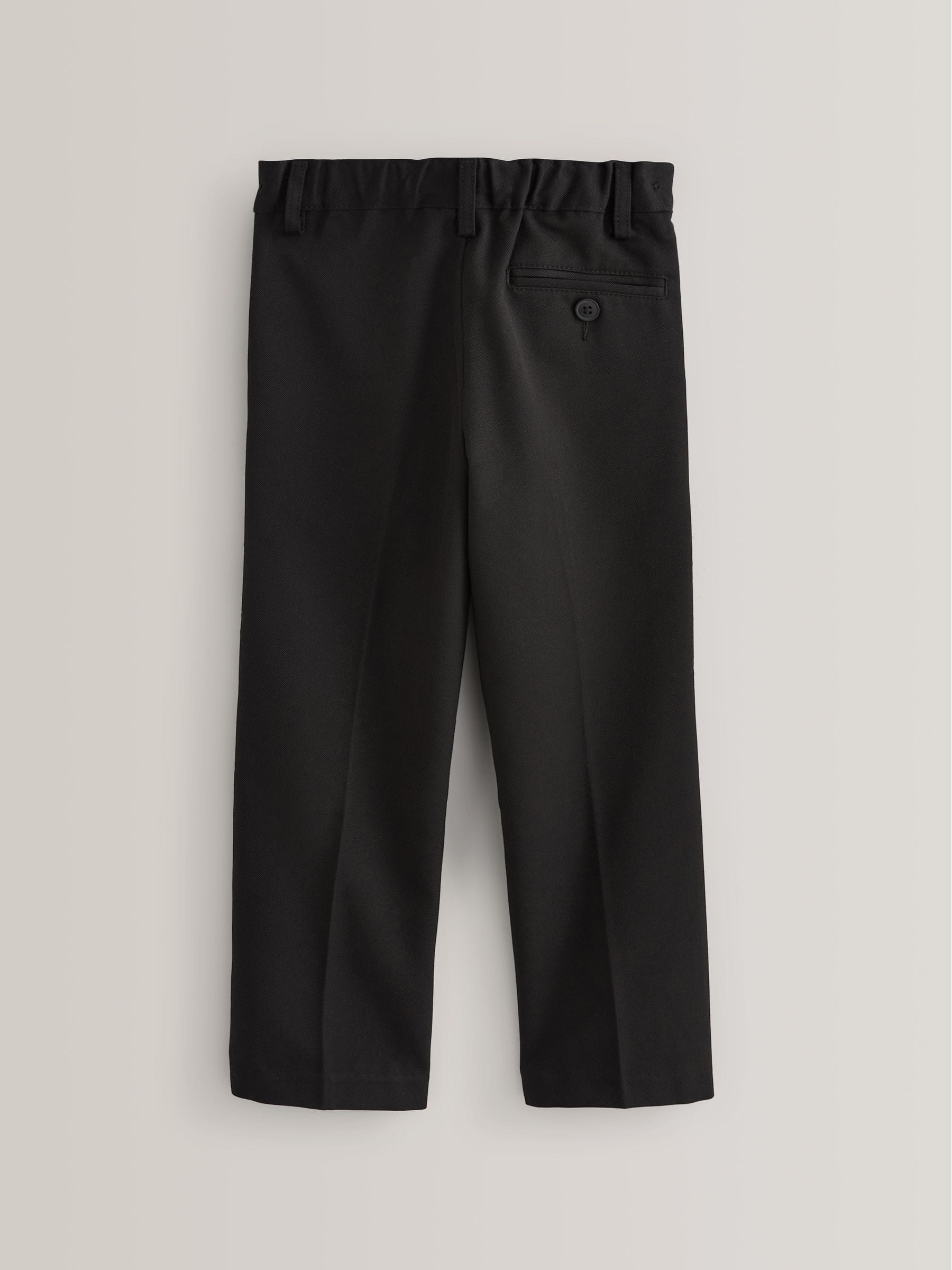 Dsiney Kidz - Black Slim Waist School Pleat Front Trousers (3-17yrs) image 2