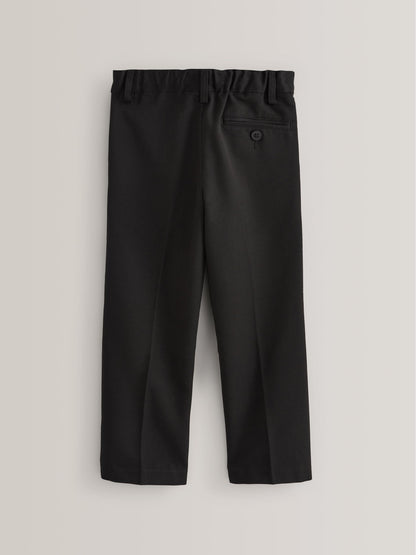 Dsiney Kidz - Black Slim Waist School Pleat Front Trousers (3-17yrs) image 2