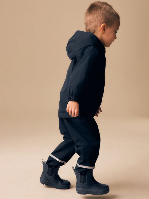 Navy Blue Waterproof Trousers (9mths-10yrs) image 1
