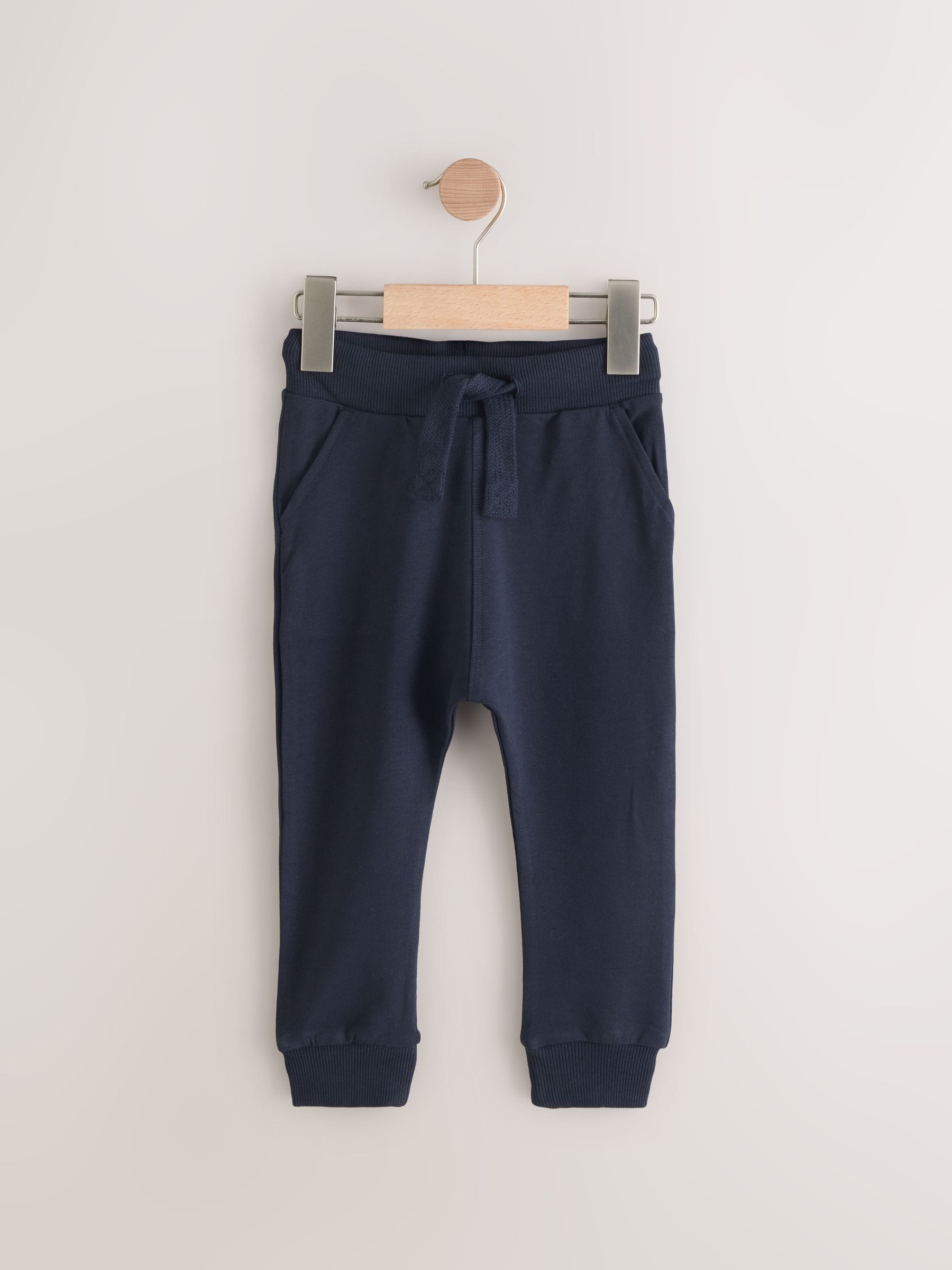 Dsiney Kidz - Blue/Grey/Navy Super Skinny Joggers 3 Pack (3mths-7yrs) image 2