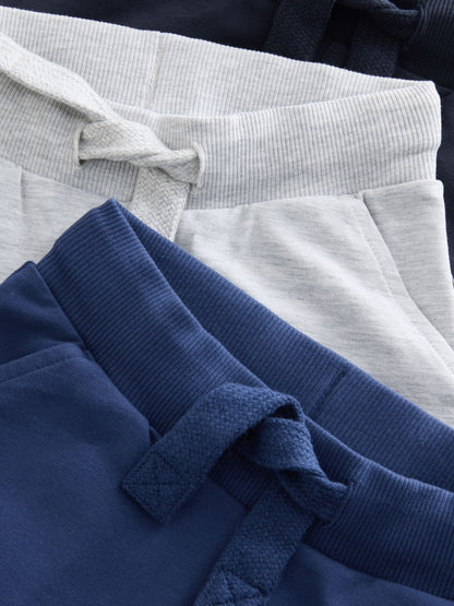 Dsiney Kidz - Blue/Grey/Navy Super Skinny Joggers 3 Pack (3mths-7yrs) image 7
