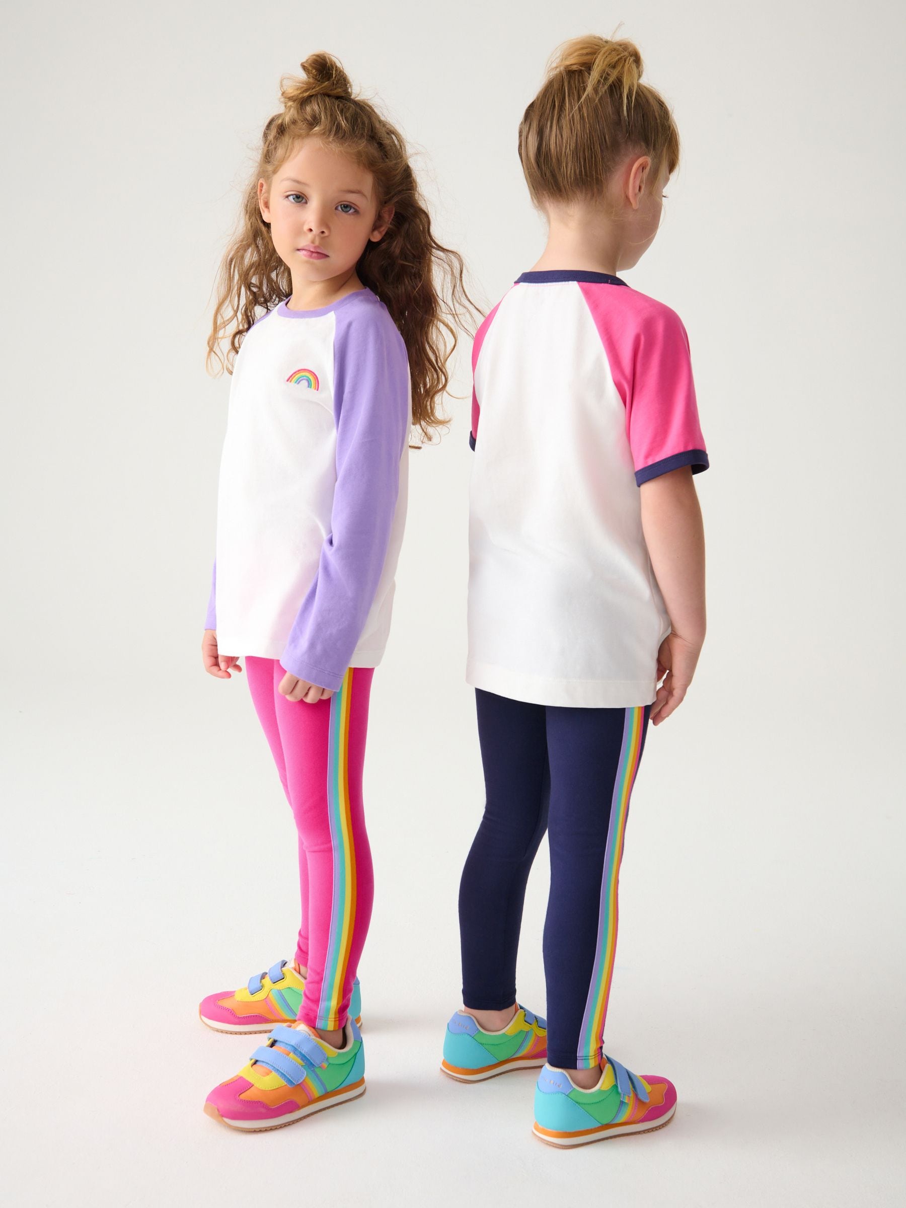 Little Bird by Jools Oliver Multi Leggings Set 2 Pack image 2