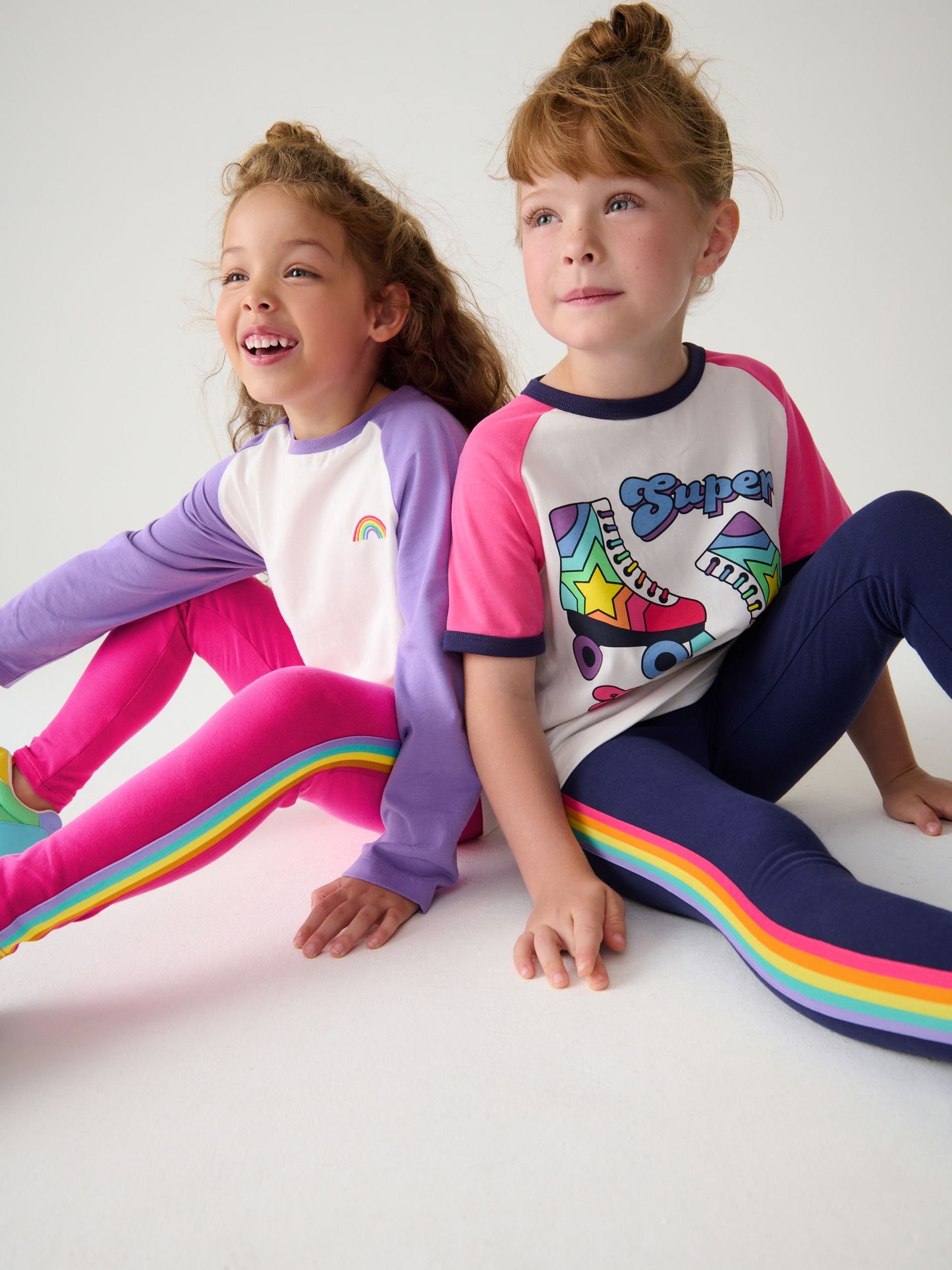 Little Bird by Jools Oliver Multi Leggings Set 2 Pack image 3