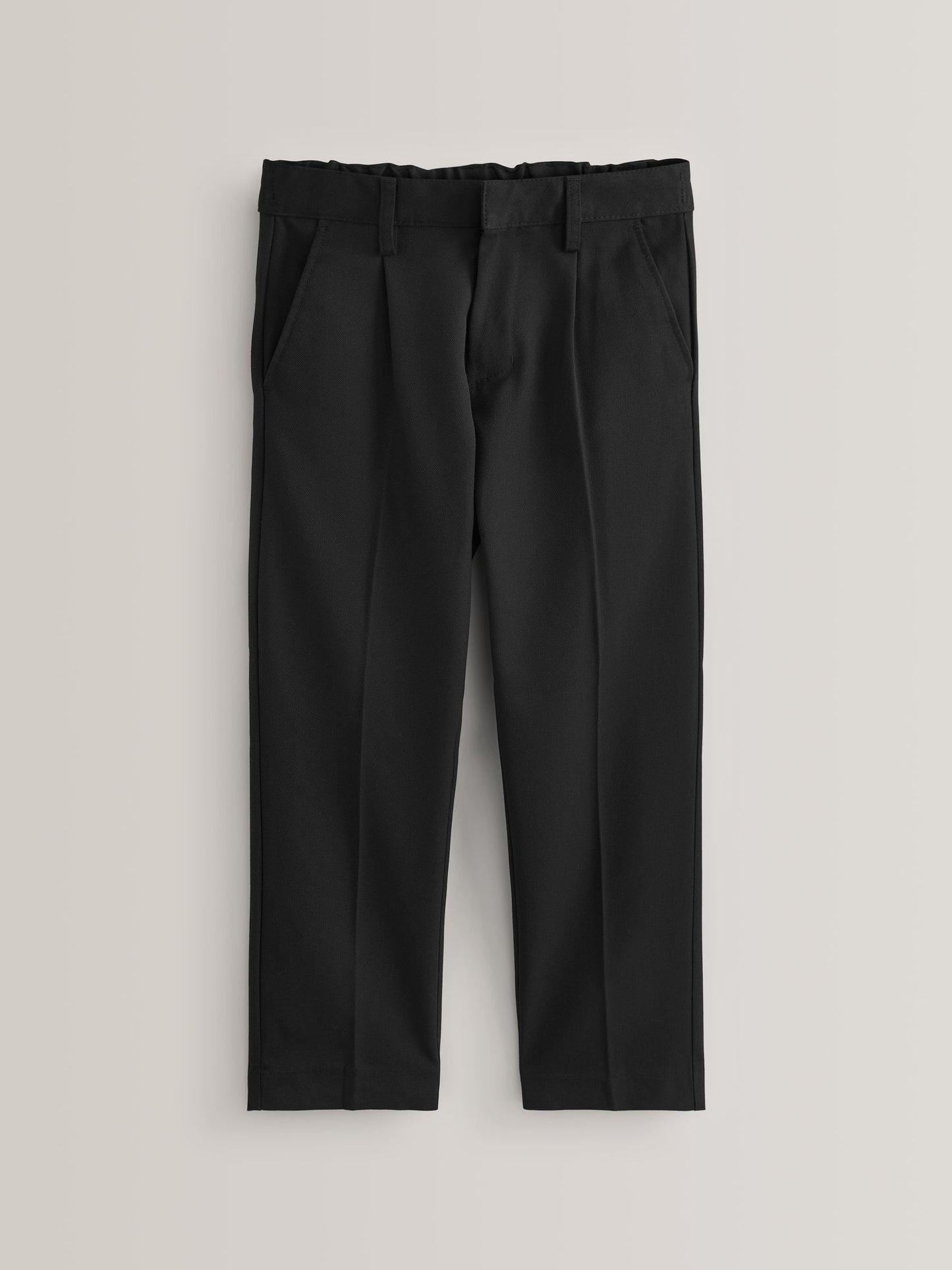 Dsiney Kidz - Black Plus Waist School Pleat Front Trousers (3-17yrs) image 1