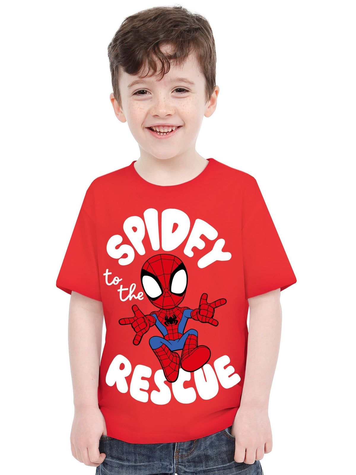Character Red Marvel Spidey And His Amazing Friends T-Shirt - image 4