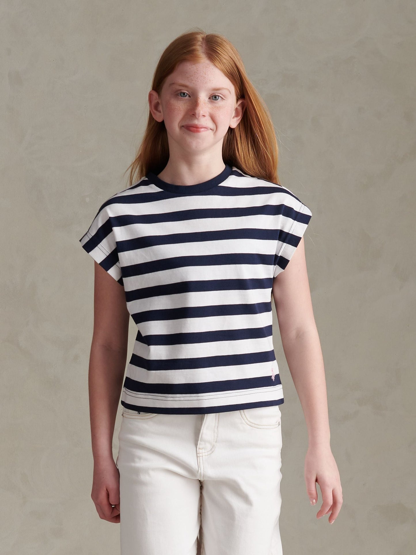 Dsiney Kidz - U.S. Polo Assn Blue Cap Sleeve Tank Top image 1