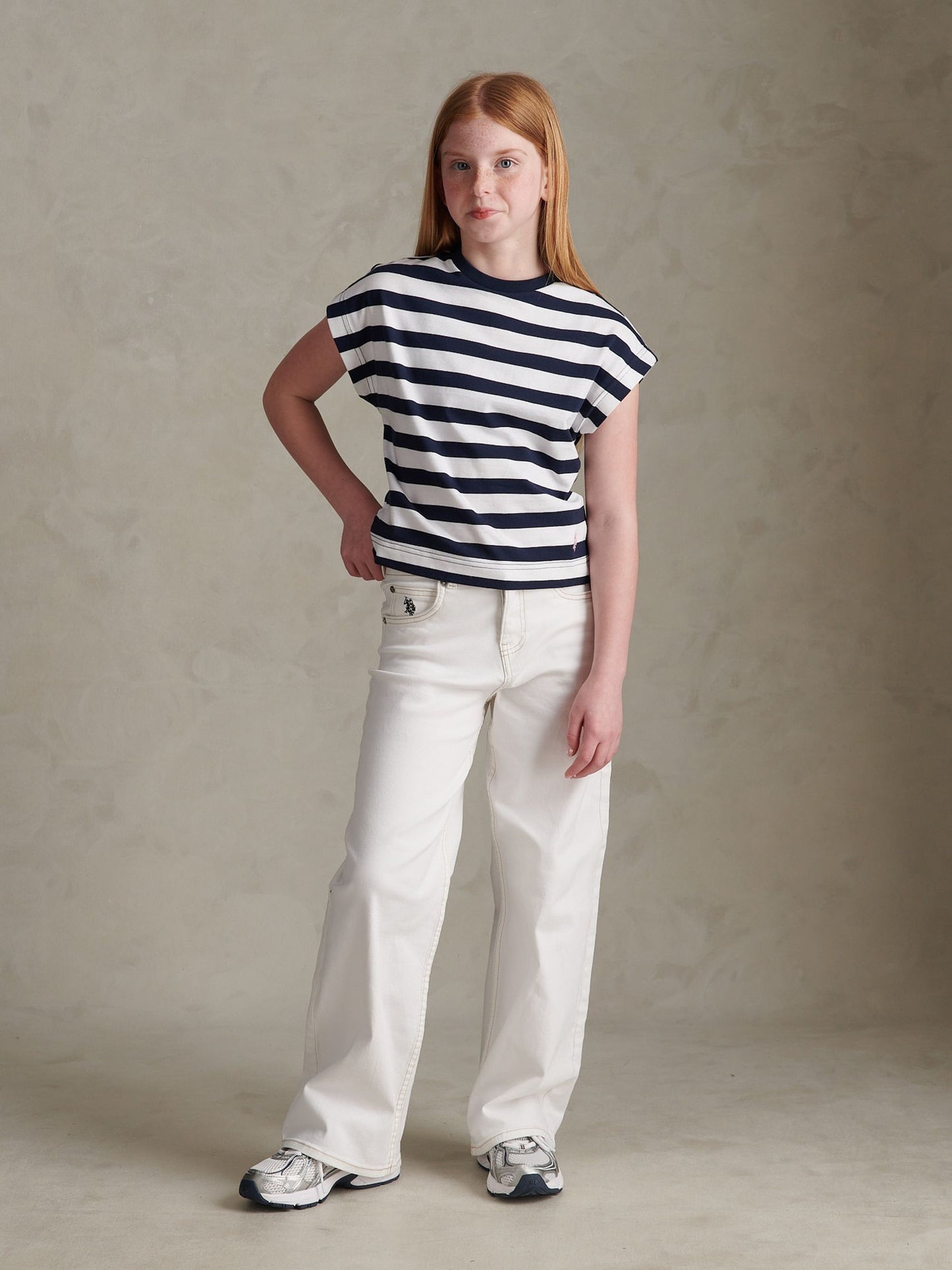 Dsiney Kidz - U.S. Polo Assn Blue Cap Sleeve Tank Top image 3