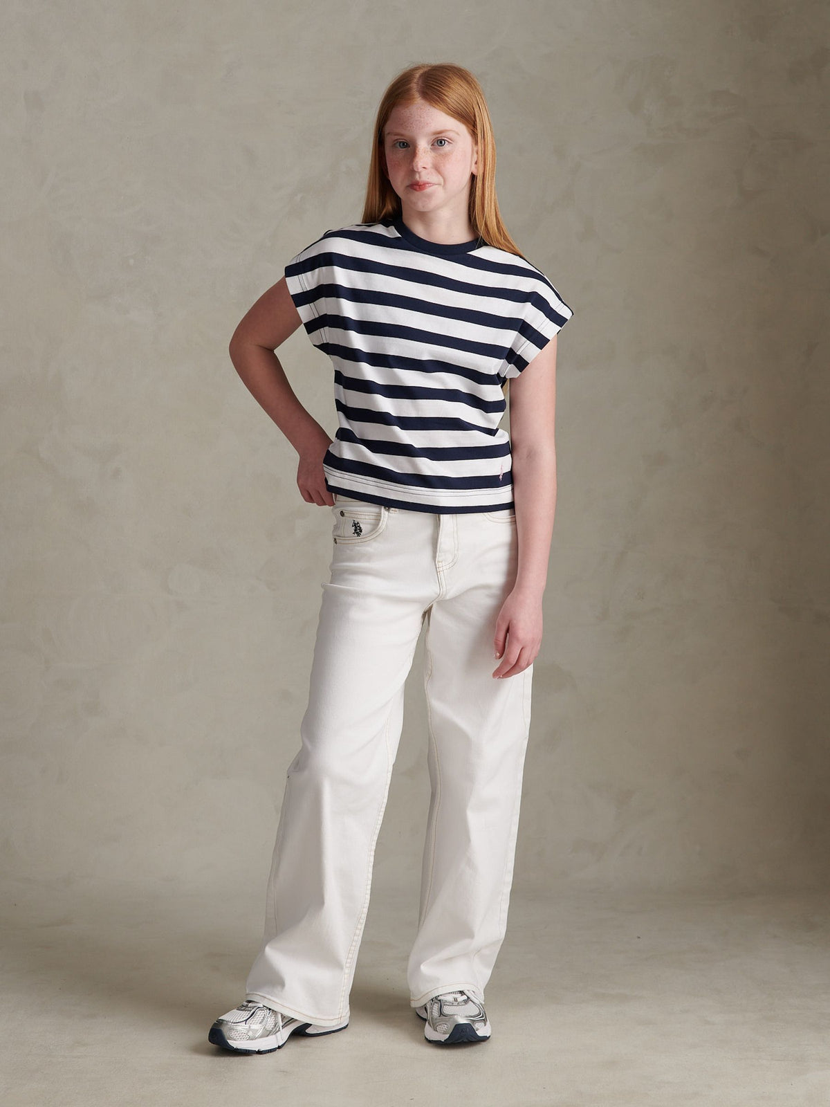 Dsiney Kidz - U.S. Polo Assn Blue Cap Sleeve Tank Top image 3