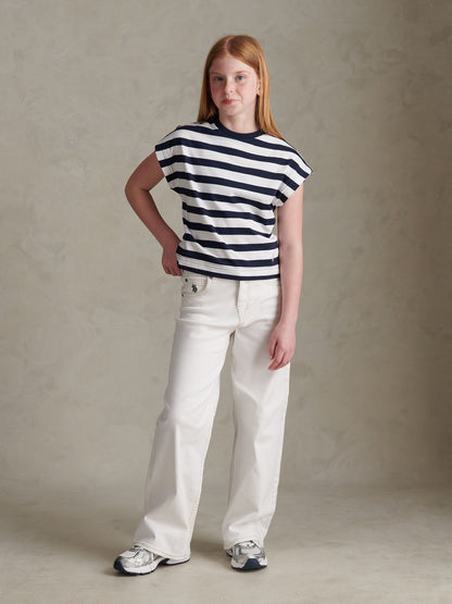 Dsiney Kidz - U.S. Polo Assn Blue Cap Sleeve Tank Top image 3