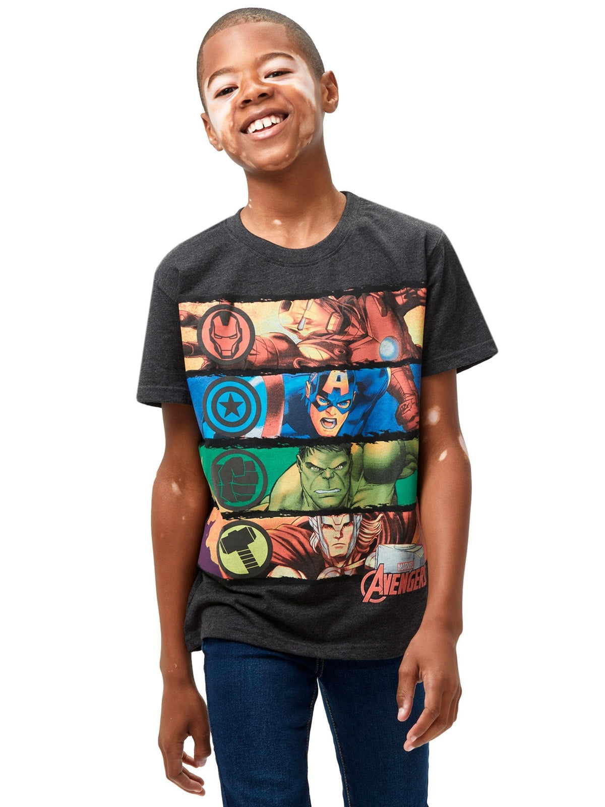 Character Grey Marvel Avengers T-Shirt - image 2