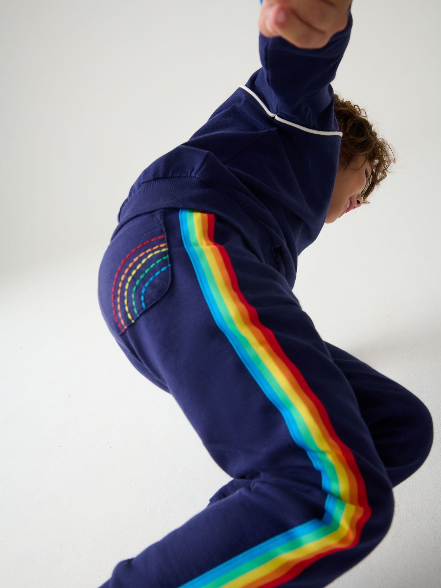 Little Bird by Jools Oliver Navy Sweatshirt and Joggers Set image 3