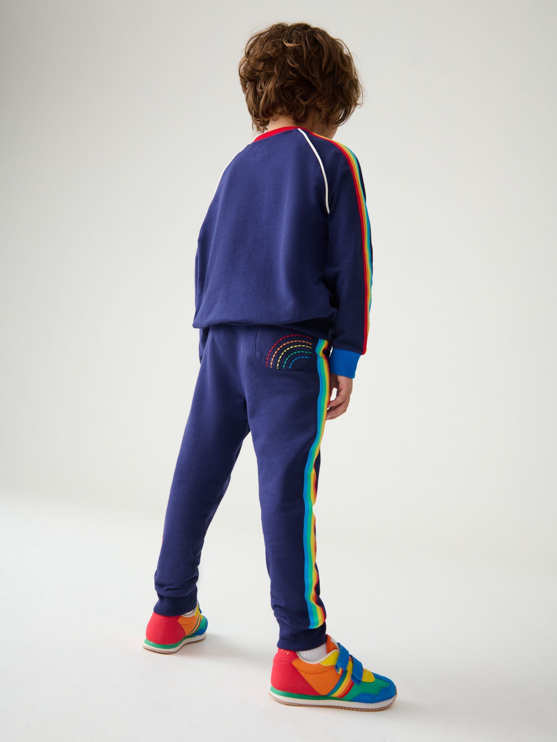 Little Bird by Jools Oliver Navy Sweatshirt and Joggers Set image 4