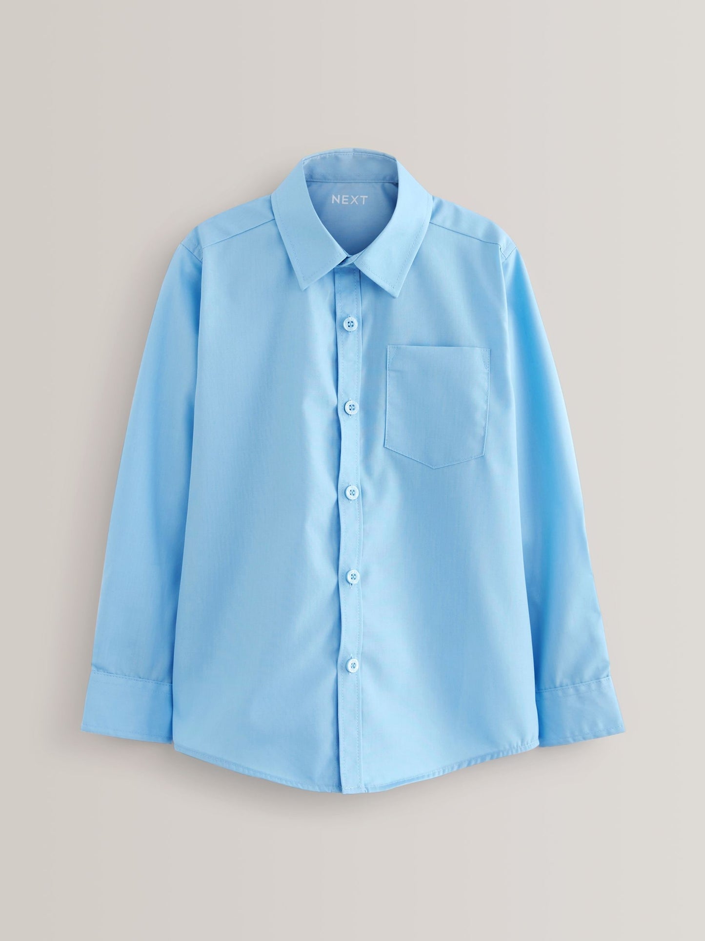 Dsiney Kidz - Blue Regular Fit Long Sleeve School 2 Pack Shirts (3-17yrs) image 2