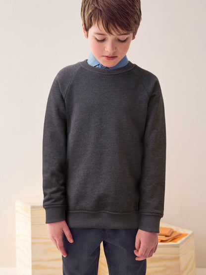 Dsiney Kidz - Charcoal Crew Neck School Sweater (3-16yrs) image 1