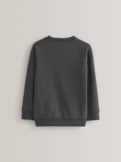 Dsiney Kidz - Charcoal Crew Neck School Sweater (3-16yrs) image 4