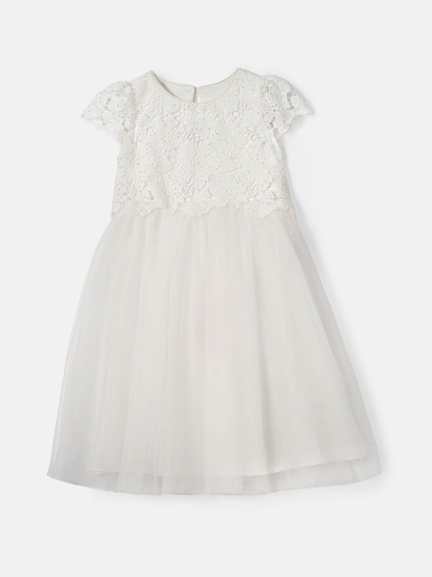 Angel & Rocket Cream Esme Lace Bodice Dress image 4