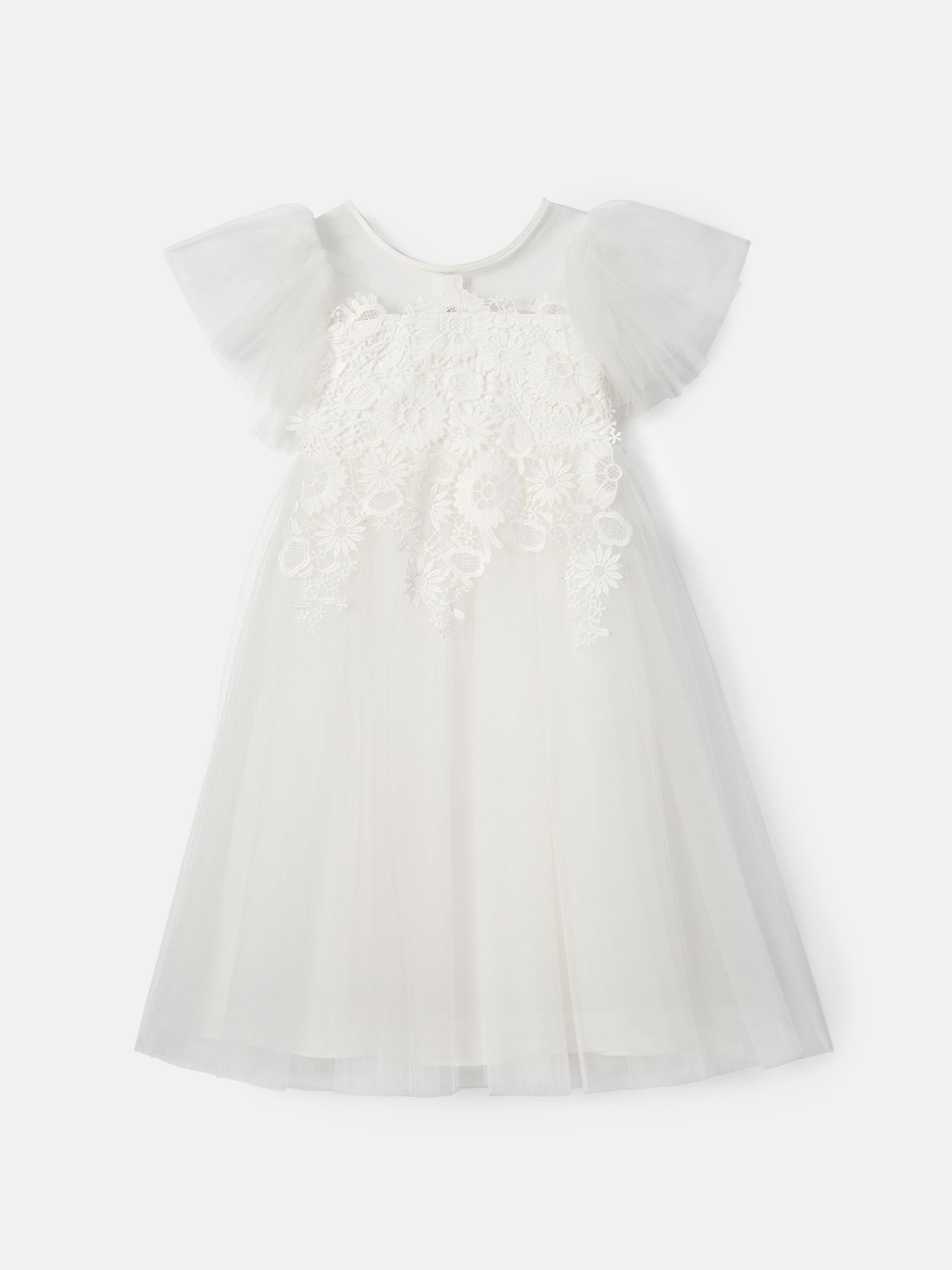 Angel & Rocket White Cascade Lace Anelise Dress image 5