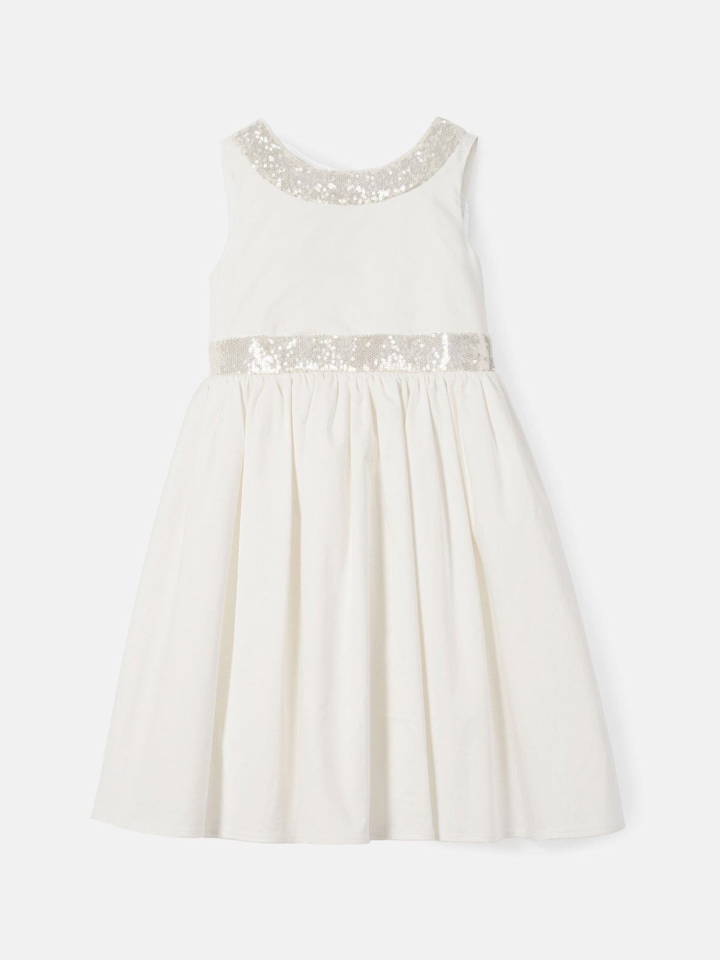 Angel & Rocket White Sequin Bow Claudia Dress image 8