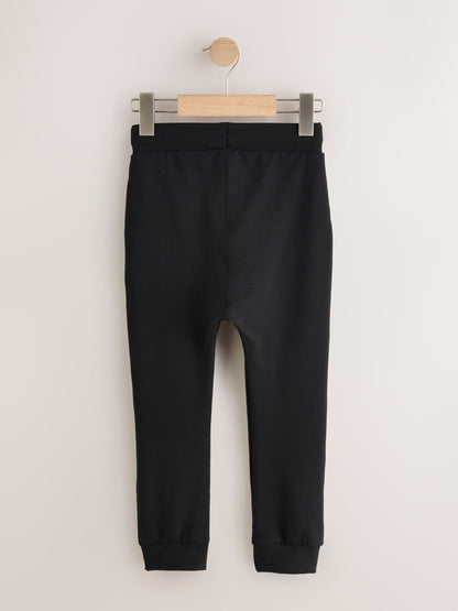 Black/Navy/Grey Skinny Fit Joggers 5 Pack (3mths-7yrs) image 3