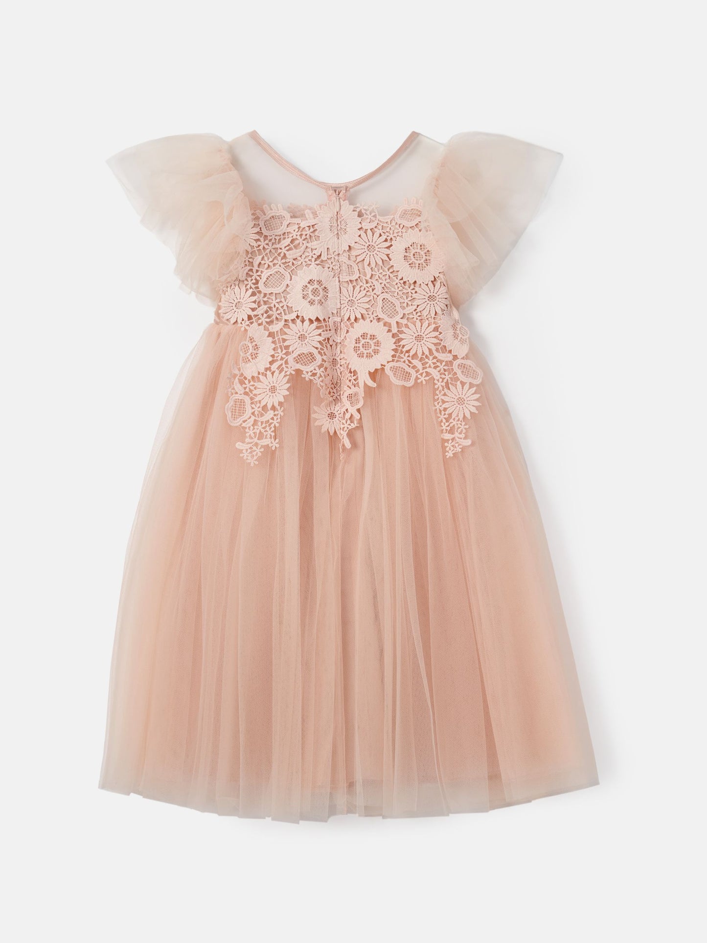 Angel & Rocket Pink Cascade Lace Anelise Dress image 8